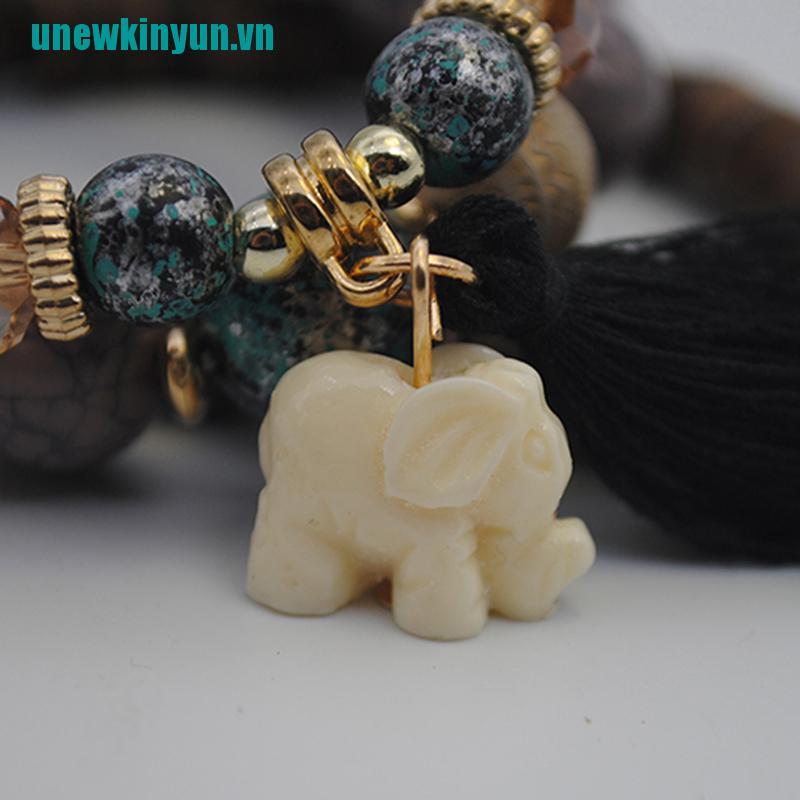 Y●Set 3 VòNg Đeo Tay ChuỗI HạT Phong CáCh Bohemia