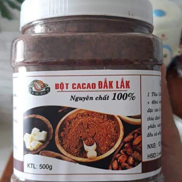 Bột ca cao nguyên chất.