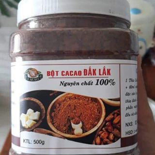 Bột ca cao nguyên chất.