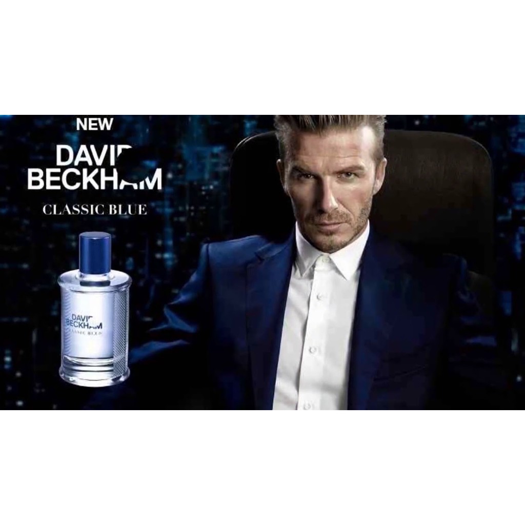 Nước hoa nam cao cấp Classic Blue by David Beckham eau de toilette 90ml (Mỹ)