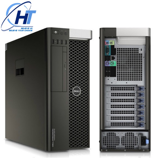 Máy Trạm Workstation Dell Precision T5810 Intel Xeon W-1650 V4 , Ram 32GB, SSD 512GB + HDD 1TB, Nvdia P2200