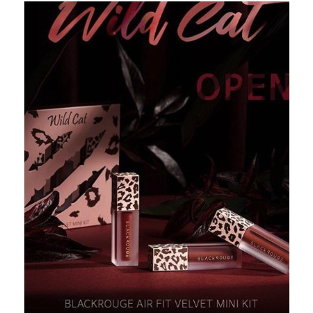 Set son black rouge mini wild cat