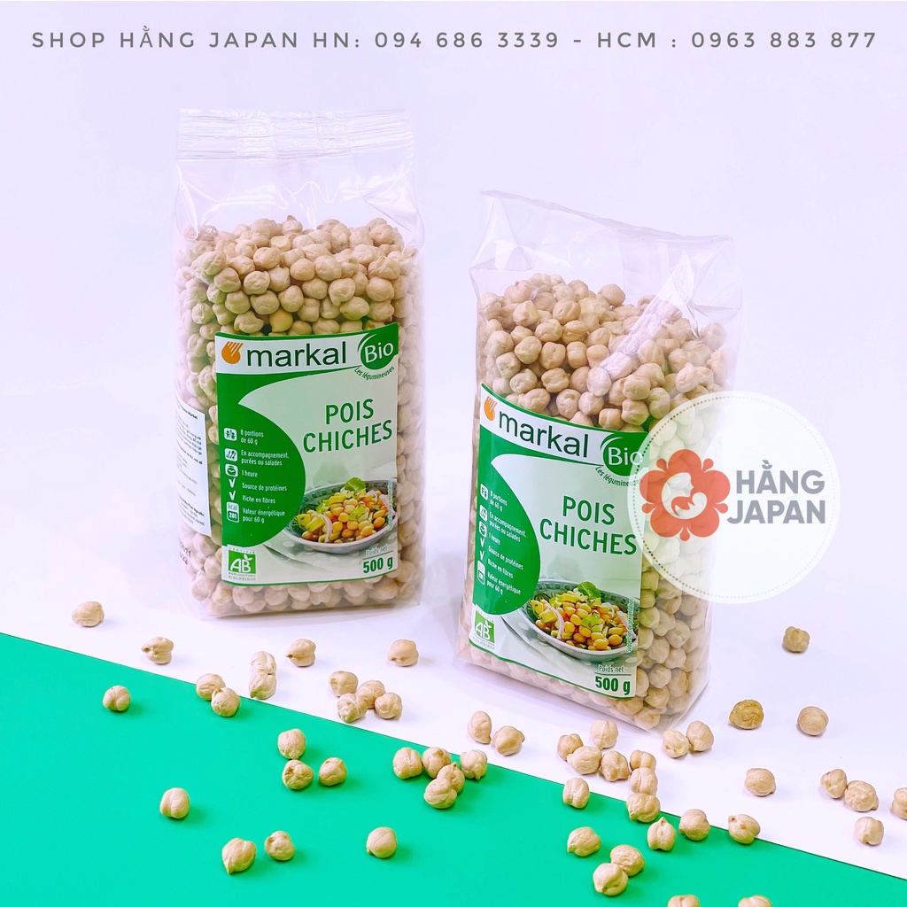 Đậu gà hữu cơ Markal Bio 500g - Giàu dinh dưỡng tốt cho mẹ bầu, bé ăn dặm