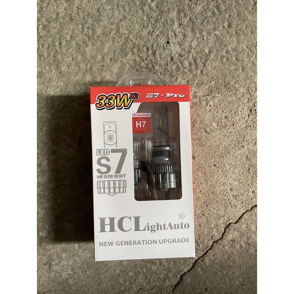 Một đôi Bóng led đèn pha cos HCL chân cắm H7 H1 H4 H3 cho xe oto