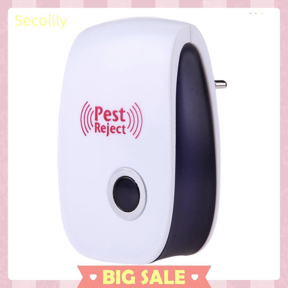 Thiết Bị Đuổi Côn Trùng Bằng Sóng Siêu Âm Giắc Cắm Eu