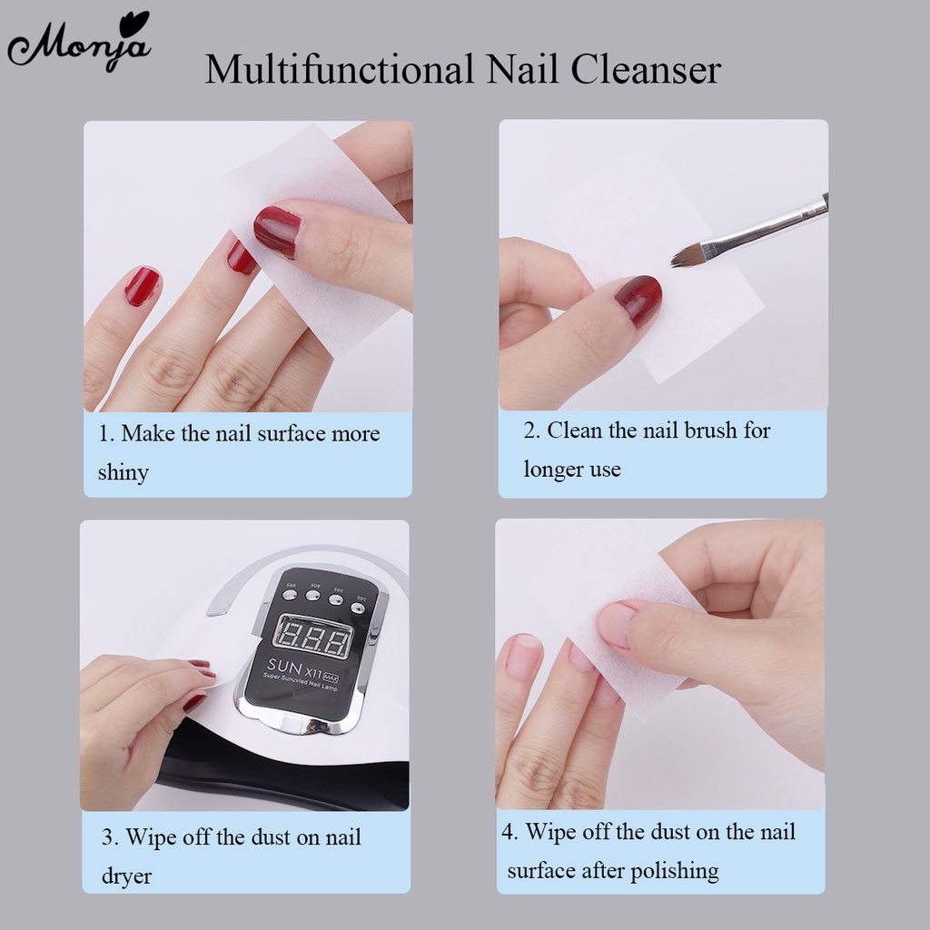 Dung Dịch Tẩy Sơn Móng Tay Chuyên Nghiệp Monja 160ml