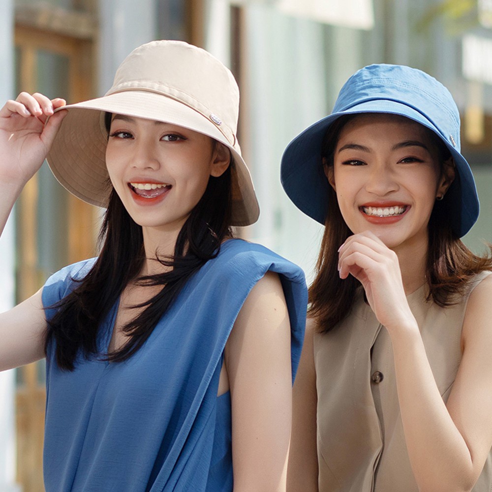 OhSunny Nón rộng vành chống nắng mùa hè kiểu dáng thời trang cho nữ