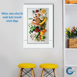 BÀN ĂN THÔNG MINH NHỎ GỌN KẾT HỢP TRANH TREO