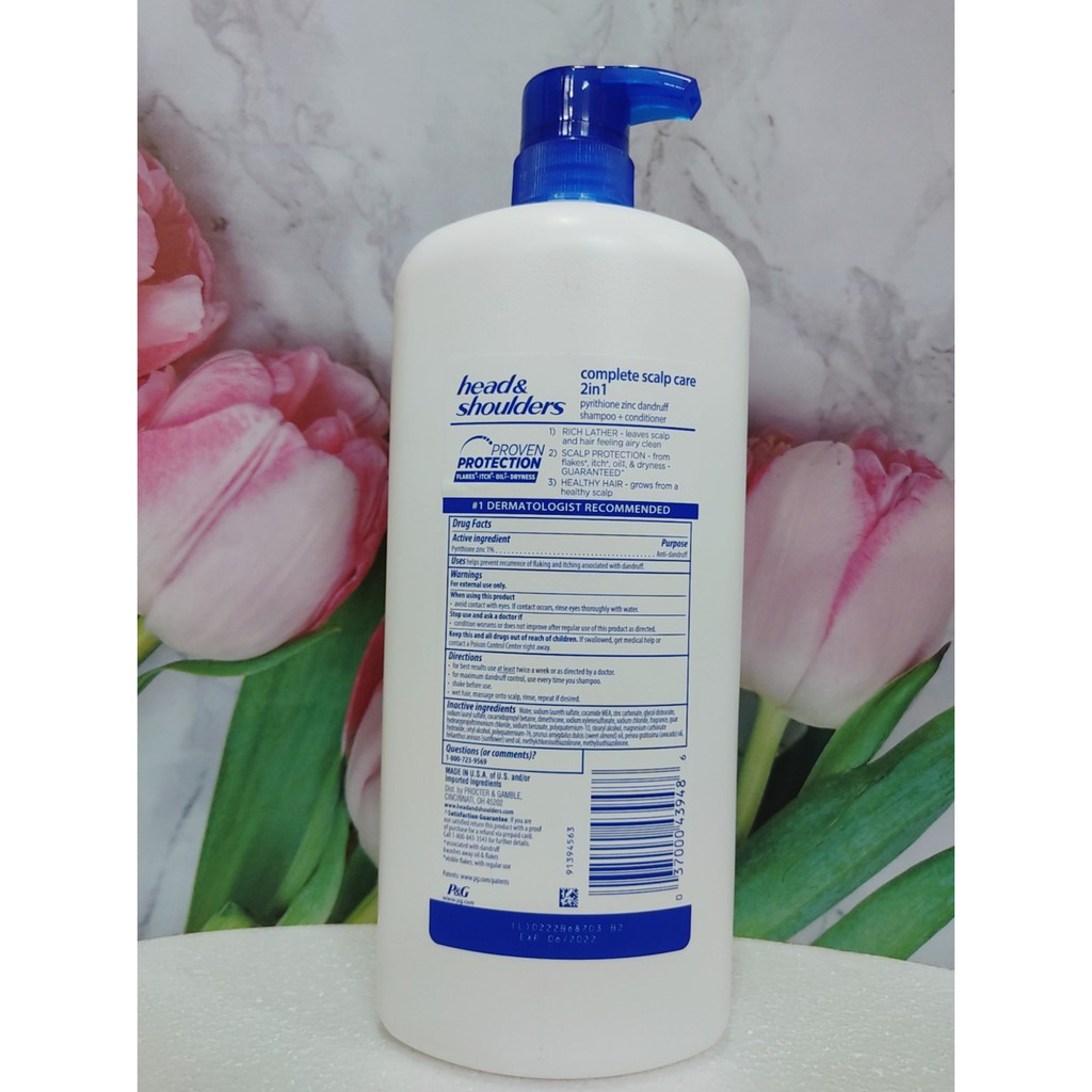 Gội Xả Head &amp; shoulders 2in1 complete 1.18L_ Mỹ