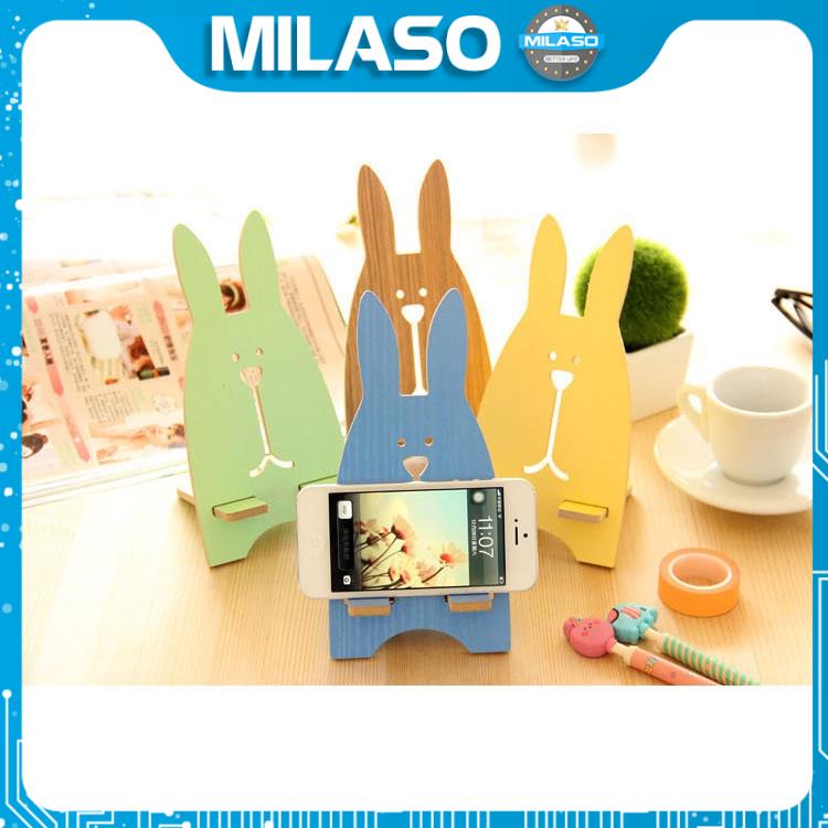Giá đỡ điện thoại MILASO đỡ điện thoại iPhone, Android, máy tính bảng iPad đa năng hình thỏ đáng yêu TA-001304