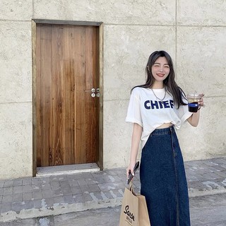 CHÂN VÁY JEAN XẺ TÀ