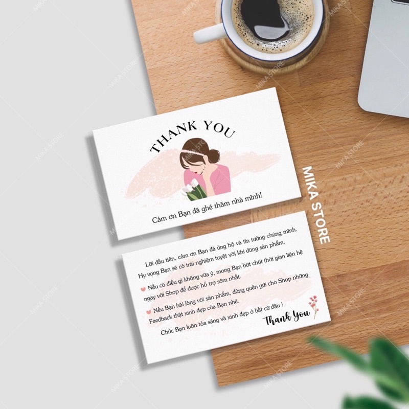 Combo 100 Card Cảm Ơn, Thẻ Cảm Ơn Khách Hàng