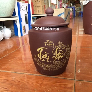 Hũ đựng muối, gạo phong thuỷ 2 kg