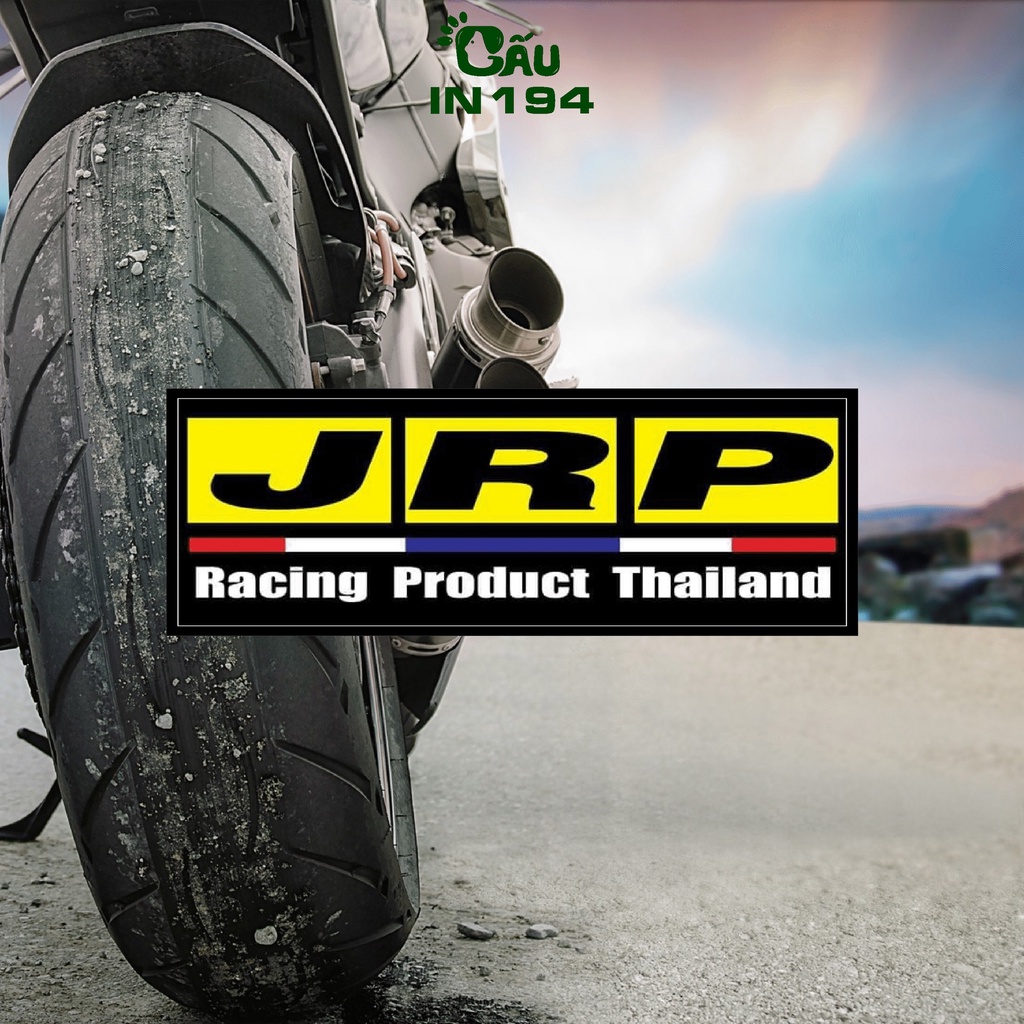 Tem decal dán xe IN194 nhãn dán cao cấp chất liệu decal nhựa cao cấp - 4 x 9cm - JRP ThaiLand