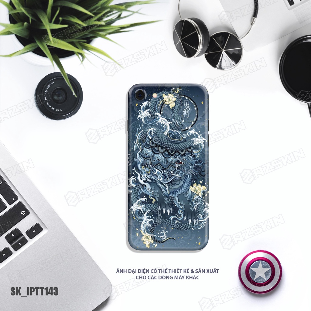 Miếng Dán Skin Hình Full Lưng Viền Dành Cho Mọi Dòng IPhone |SK_IPTT143| Chất Liệu 3M Cao Cấp, Cán PVC Bền Màu, Dễ Dán
