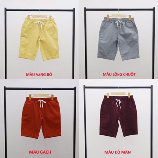 Combo 2 quần lửng kaki nữ lưng thun , hàng xk đepk