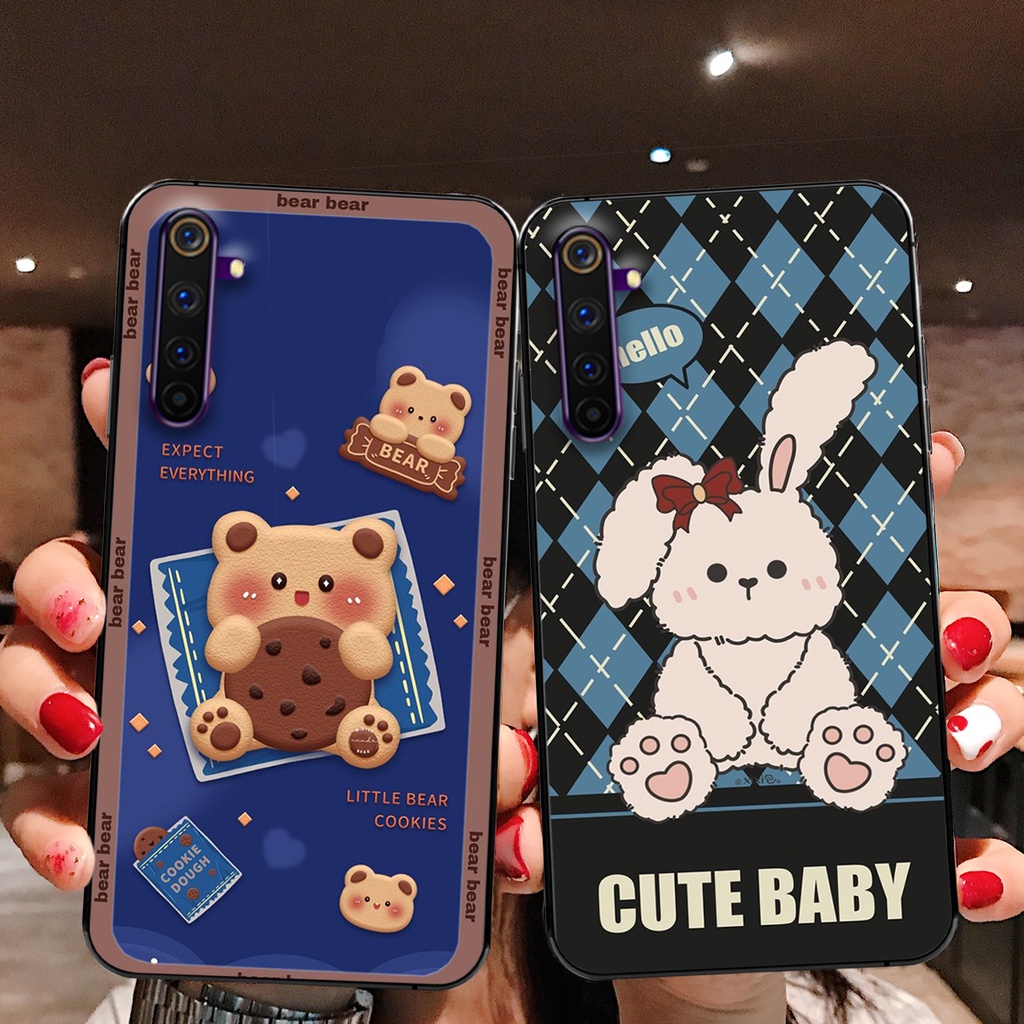 Ốp lưng Realme 6 / Realme 6 Pro in hình cute, mẫu chú gấu siêu đẹp- GIÁ RẺ