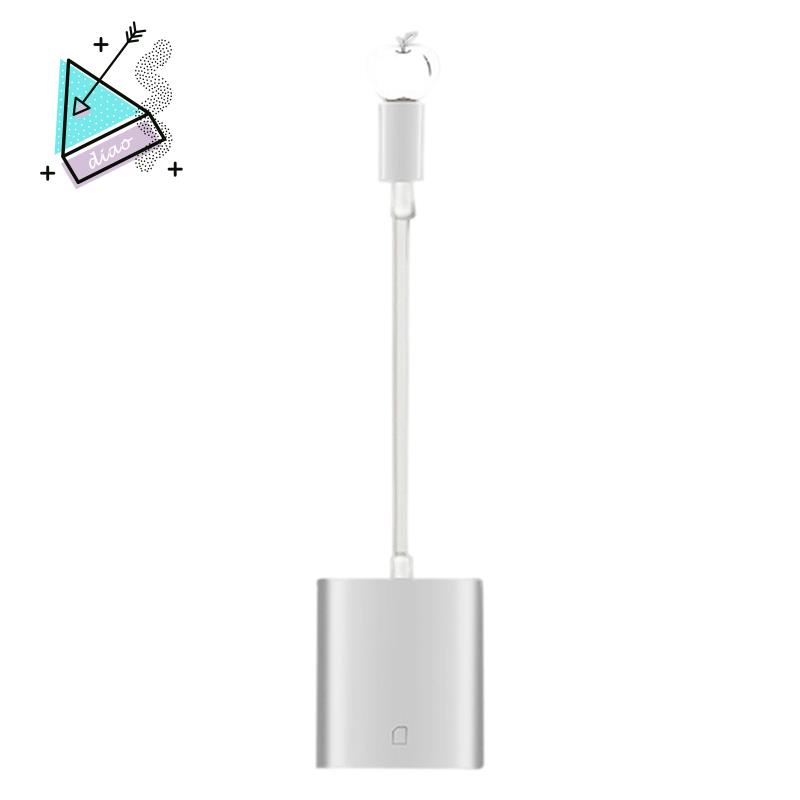 Đầu Đọc Thẻ Nhớ SD & Micro-SD Sang 8-Pin Cho iPhone X 8 7 6 6S Plus iPad
