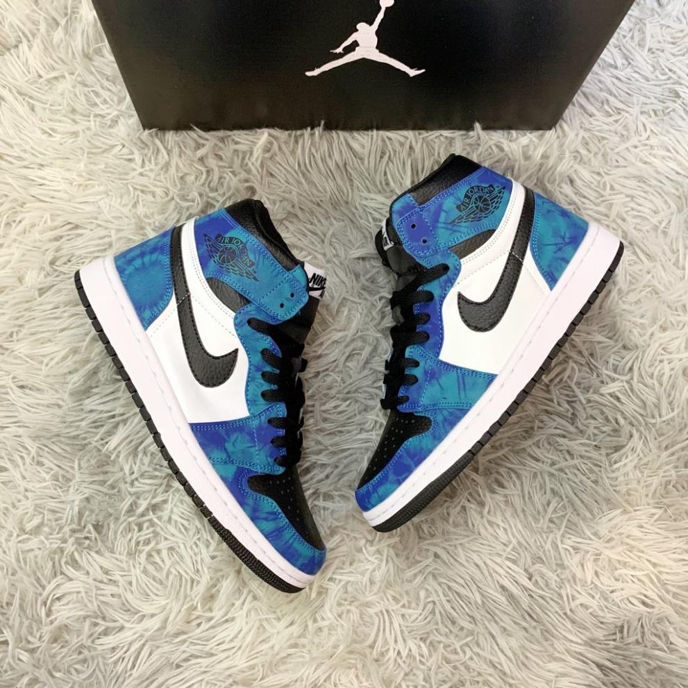 🌿FREESHIP🌿 Giày Thể Thao, Giày Sneaker JD1 Xanh Loang Cổ Cao Nam Nữ -sale 11/11