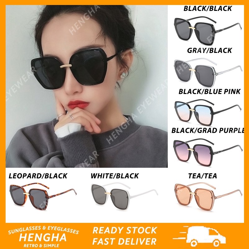 Kính Mát Nữ Kính Cỡ Lớn Đa Năng Hỗ Trợ Chống Tia Uv400