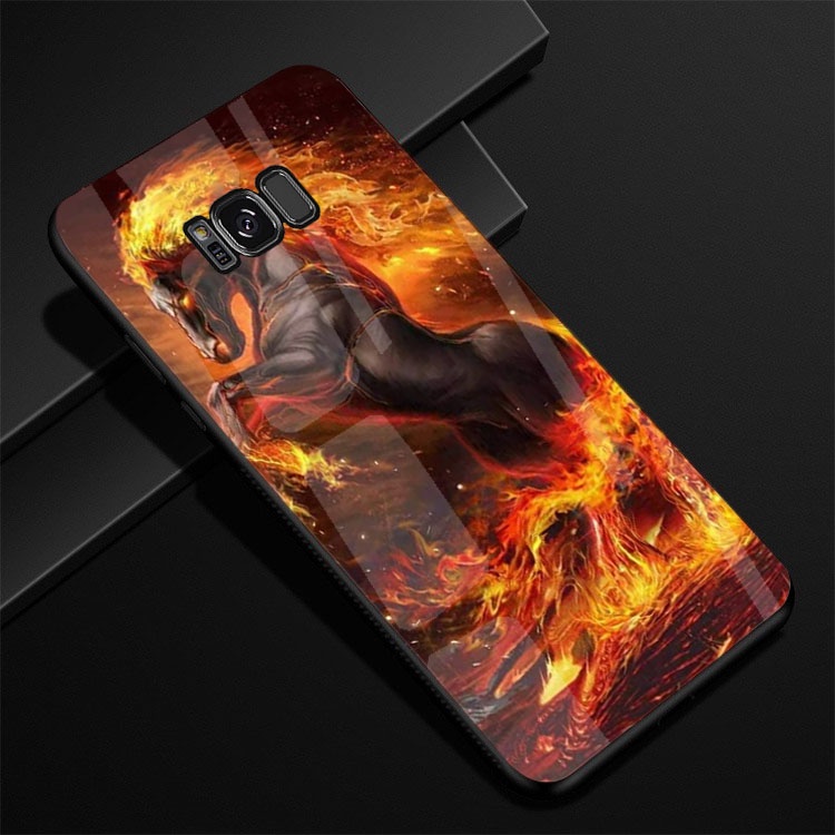 Ốp Lưng SAMSUNG S8, S8 PLUS mặt kính cường lực cao cấp thiết kế Độc Quyền