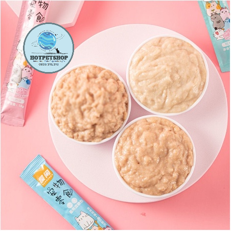 Súp thưởng cho mèo Shizuka, súp thưởng Shizuka, súp thưởng Catfood Leibao