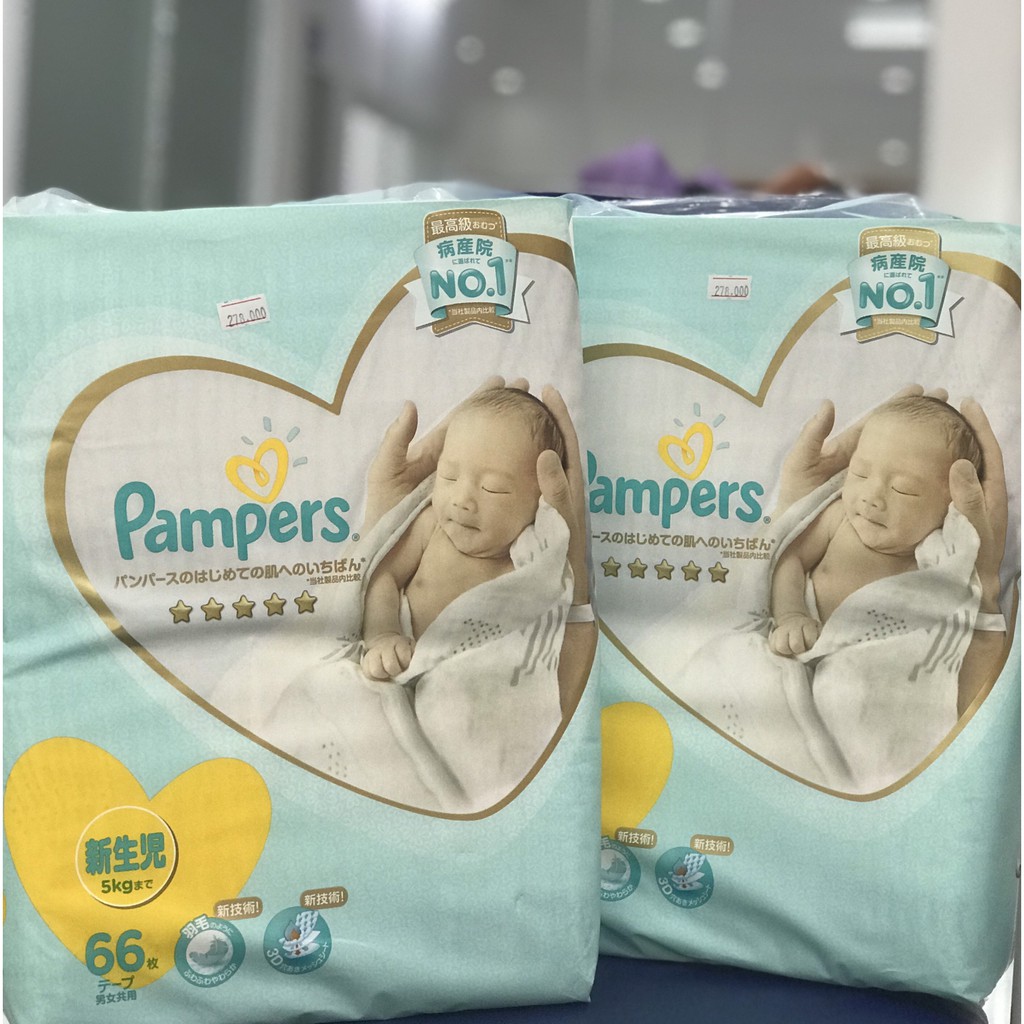 Tã dán Pampers cao cấp NB66