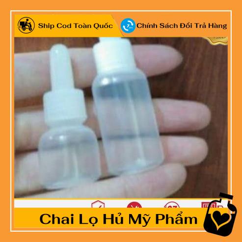 [TOP GIÁ RẺ] 100 Lọ Nhỏ Mắt Nhựa 5ml,10ml,20ml , chai lọ mỹ phẩm ,Xưởng Chai Lọ