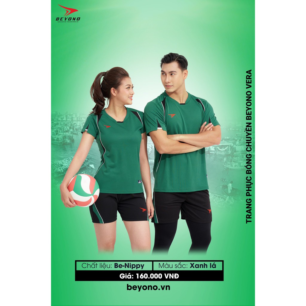 ÁO BÓNG CHUYỀN XANH LÁ NỮ BEYONO 2021