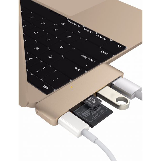 HyperDrive USB Type-C 5-in-1 Hub with Pass Through Charging (for 2016 MacBook Pro & 12″ MacBook)