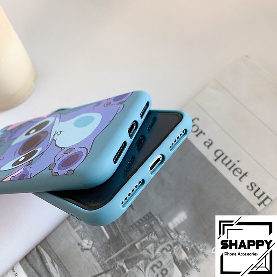 Ốp IPhone TPU Hàn Quốc Hoạ Tiết Gấu Stick Xanh [Shappy Shop] | BigBuy360 - bigbuy360.vn