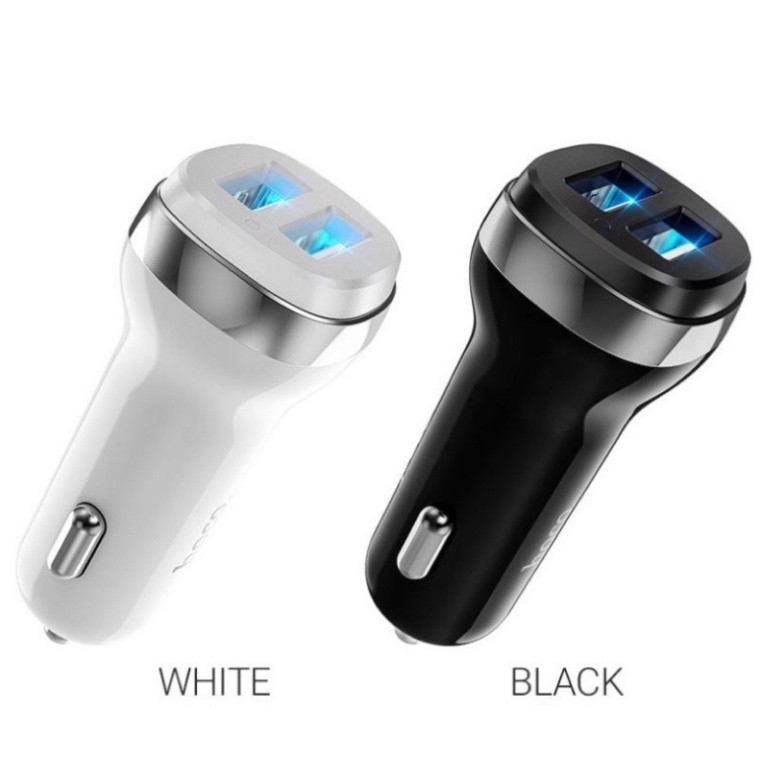 Tẩu Sạc Oto Chính Hãng Hoco Z40 2 cổng USB