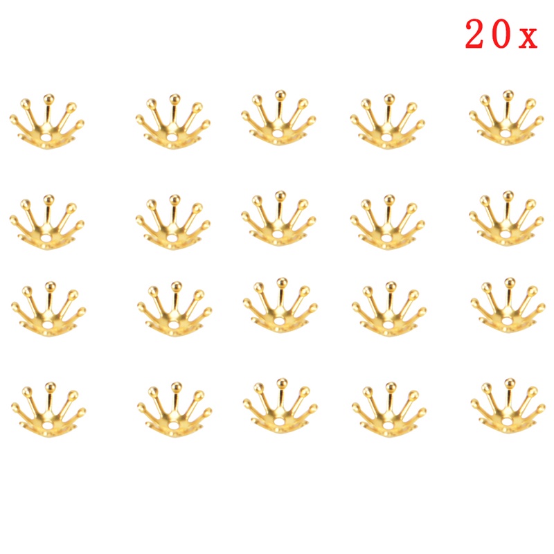 Bộ 20 Đầu Nối Hạt Hình Bông Hoa Dùng Làm Trang Sức