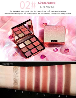 Bảng màu mắt 9 màu hộp vuông Xixi Star Dream dễ sử dụng
