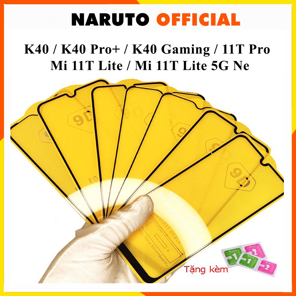 Cường Lực Redmi K40 K40 Pro K40 Gaming Xiaomi 11T Xiaomi 11T Pro Mi 11 Lite 5G Ne Full Màn Hình Tặng Kèm khăn lau [THF]