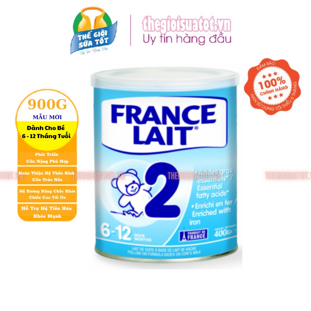 Sữa bột France Lait 2 KL - 900g