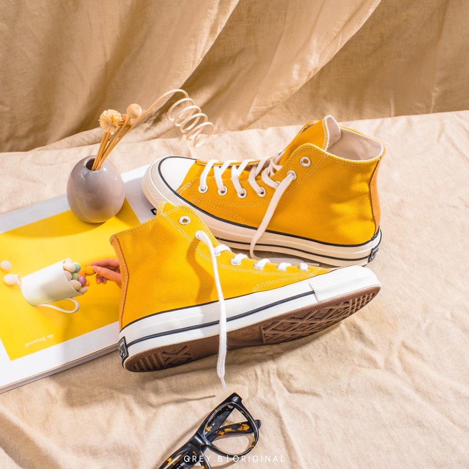 [ CHÍNH HÃNG ] giày sneaker CONVERSEE CHUCK 70S HIGH SUNFLOWER | BigBuy360 - bigbuy360.vn