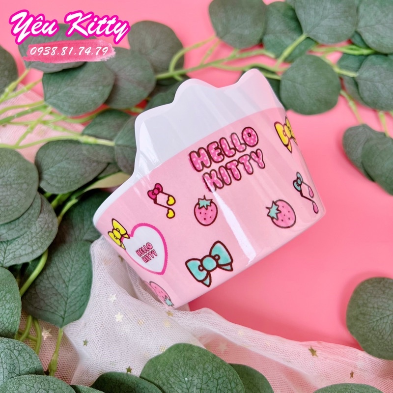 COMBO TÔ MUỖNG LY HELLO KITTY