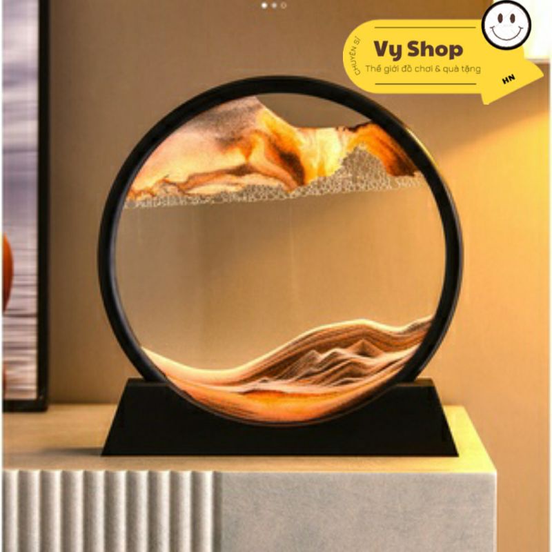 Tranh Trang Trí Hạt Cát Chảy 3D Chuyển Động Nghệ Thuật
