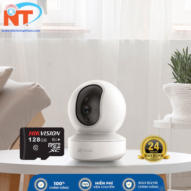 Camera Wifi Ezviz C6W Siêu Nét 4Mp 1440p 2K , EZVIZ C6N 4Mp, Ezviz TY2, Ezviz C6CN AI - Hàng Chính Hãng