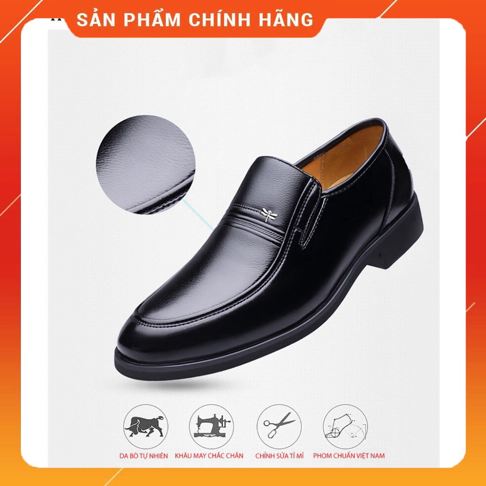 Giày da trung niên ♥️ FREESHIP ♥️ da bò cao cấp siêu mềm và đẹp tăng chiều cao thêm 6cm (dd20-de) | WebRaoVat - webraovat.net.vn