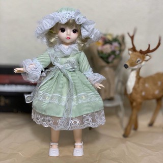 ◆◆Bộ búp bê công chúa Barbie 3D 27 khớp kích thước 30cm