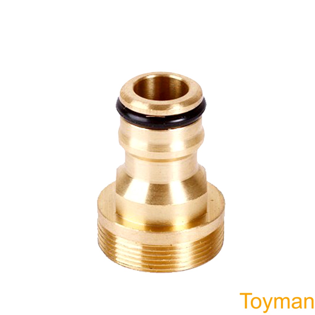 TM-Water Tap Connector Copper Alloy Pipe Adapter Household Tap Hose Connector for Kitchen Garden