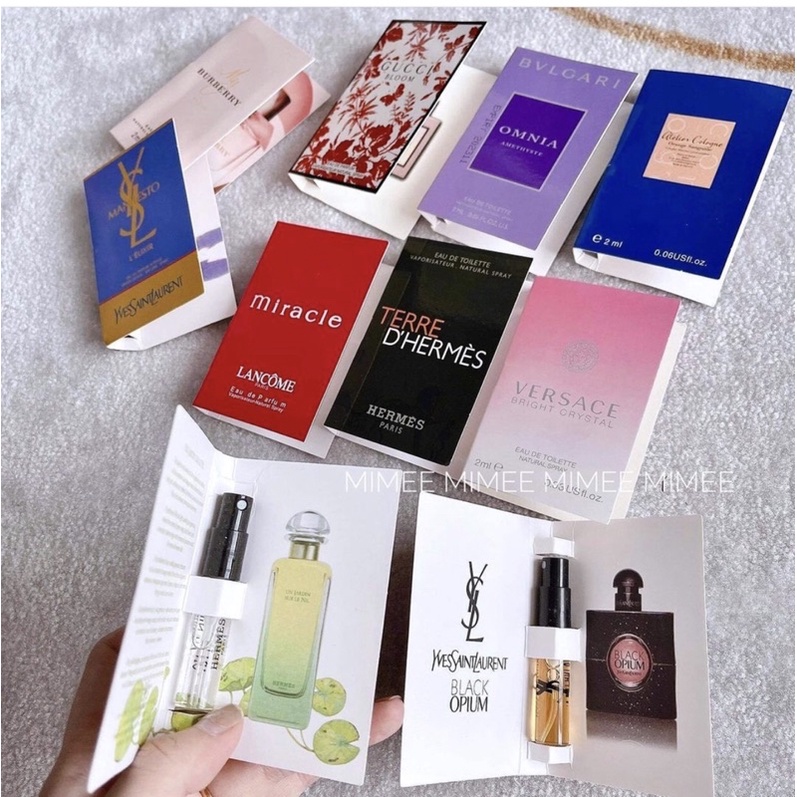 Vial nước hoa set 10 mẫu dùng thử
