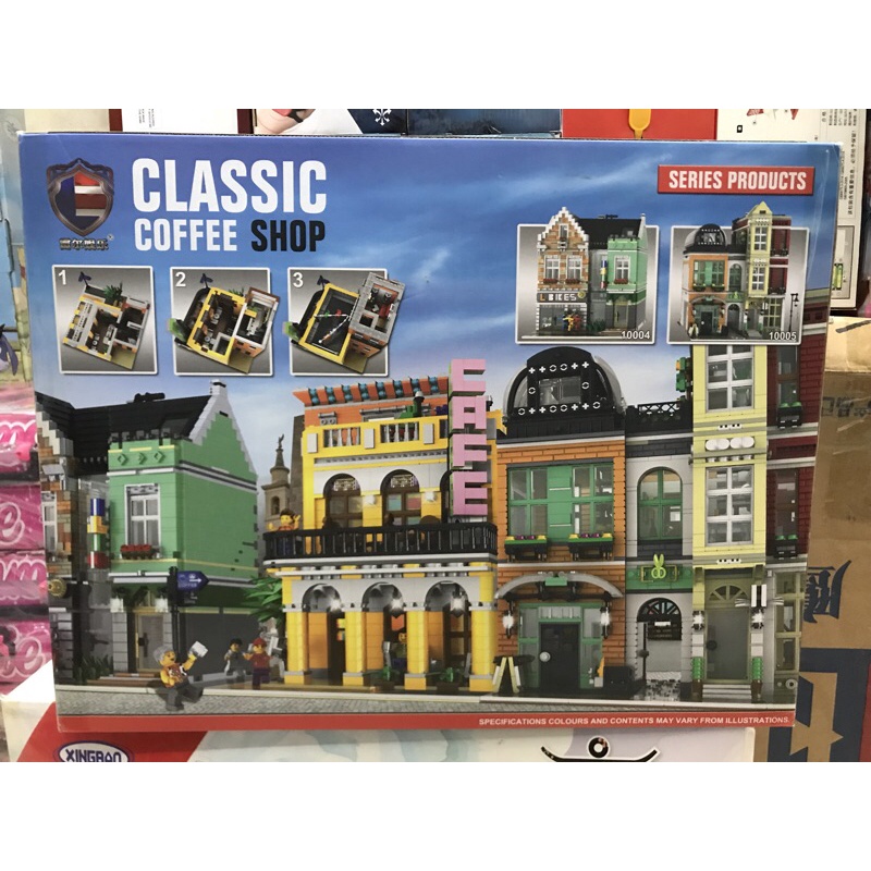 Đồ chơi xếp hình non lego Leji 10002 cửa hàng cà phê
