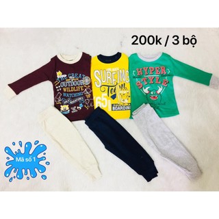Set 3 bộ đồ dài Carter