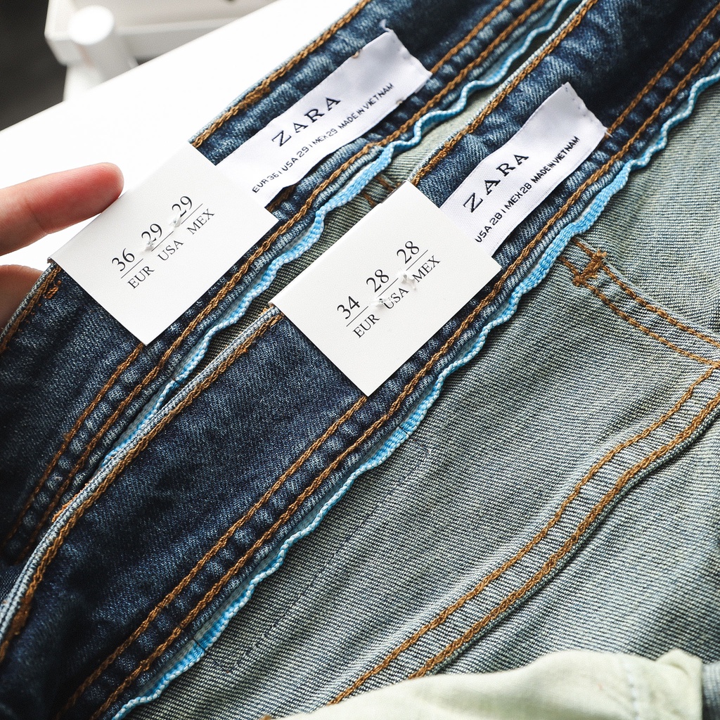 Quần Jean Nam ZR xanh dơ wash (Form SLIMFIT,chất vải co dãn,ống quần 15-18cm,hàng Vnxk) - 508 | BigBuy360 - bigbuy360.vn