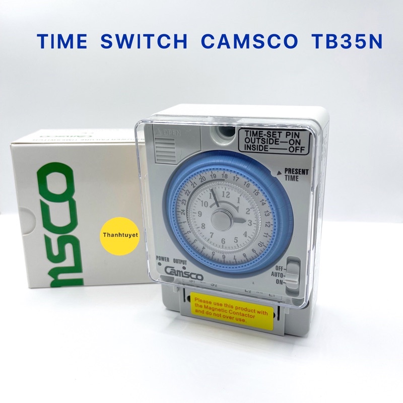 Timer 24H, công tắc thời gian, Bộ hẹn giờ Camso TB-35N TB35N