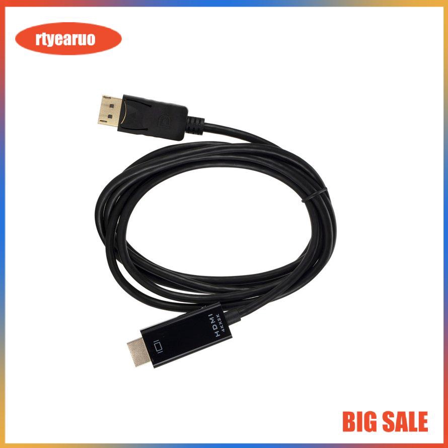 Cáp chuyển cổng DisplayPort DP ra HDMI 1.8m tiện dụng