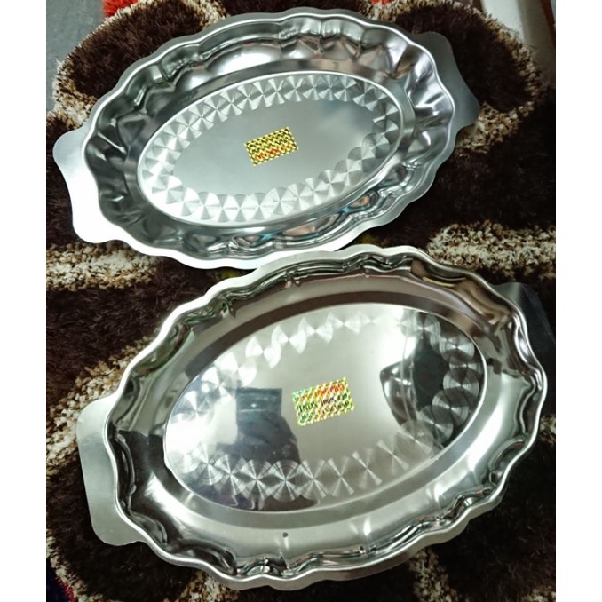 Dĩa xoài inox size lớn 26 x 40.5cm